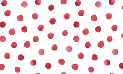 DOTS | Carta da parati pois su misura - Colore 1 Rosso